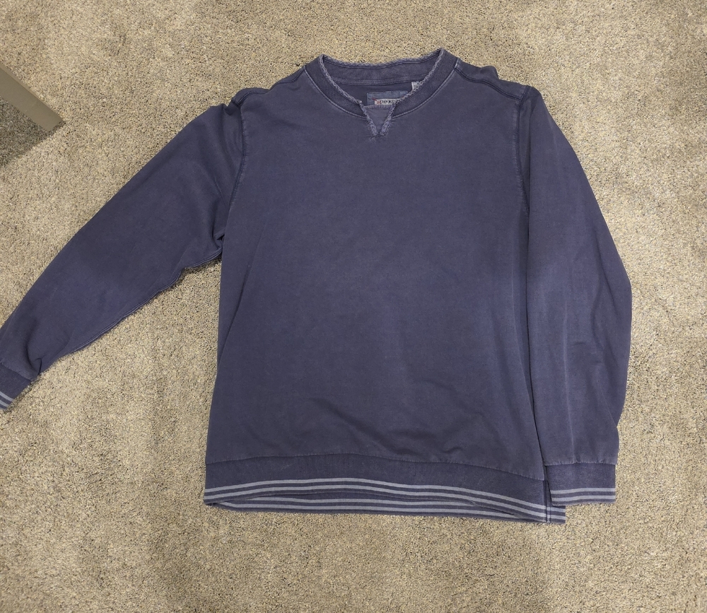 V-Neck Navy Sweater for Men